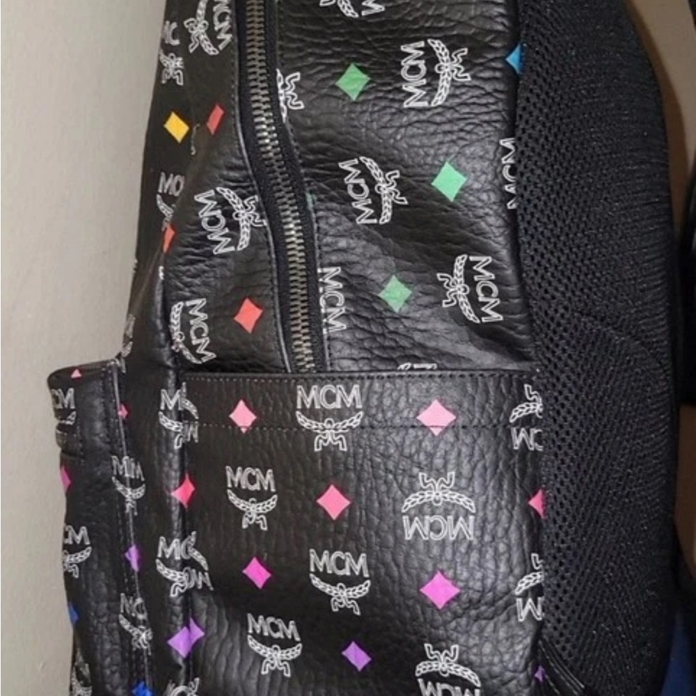 Mcm Black Multicolor Backpack - image 5